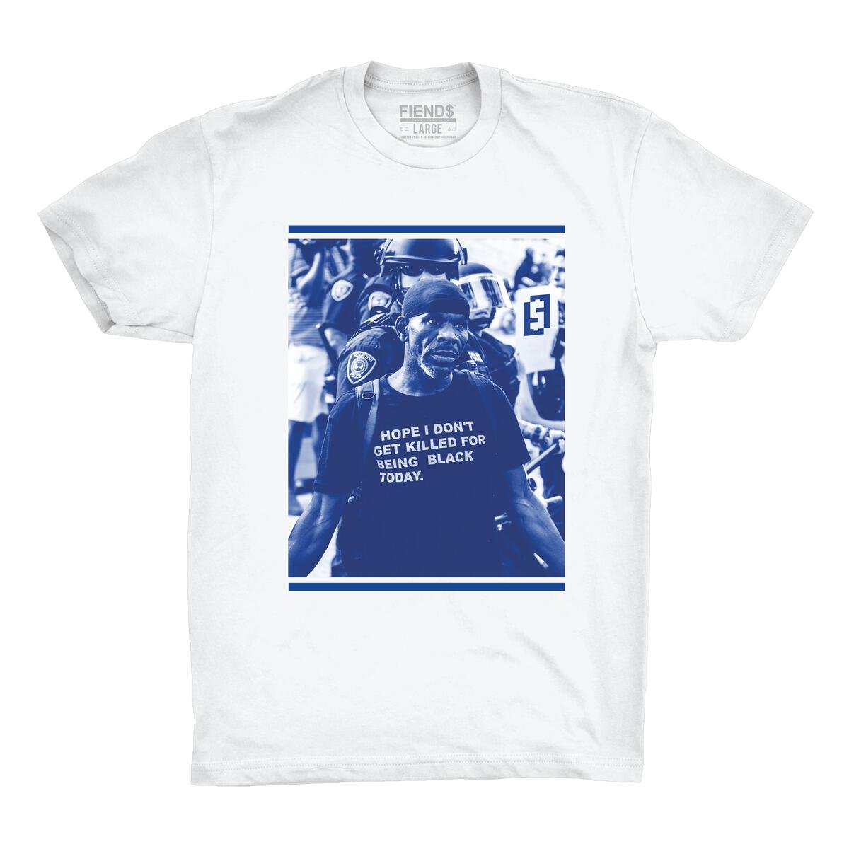 FIENDS BEING BLACK TODAY TEE BLACK