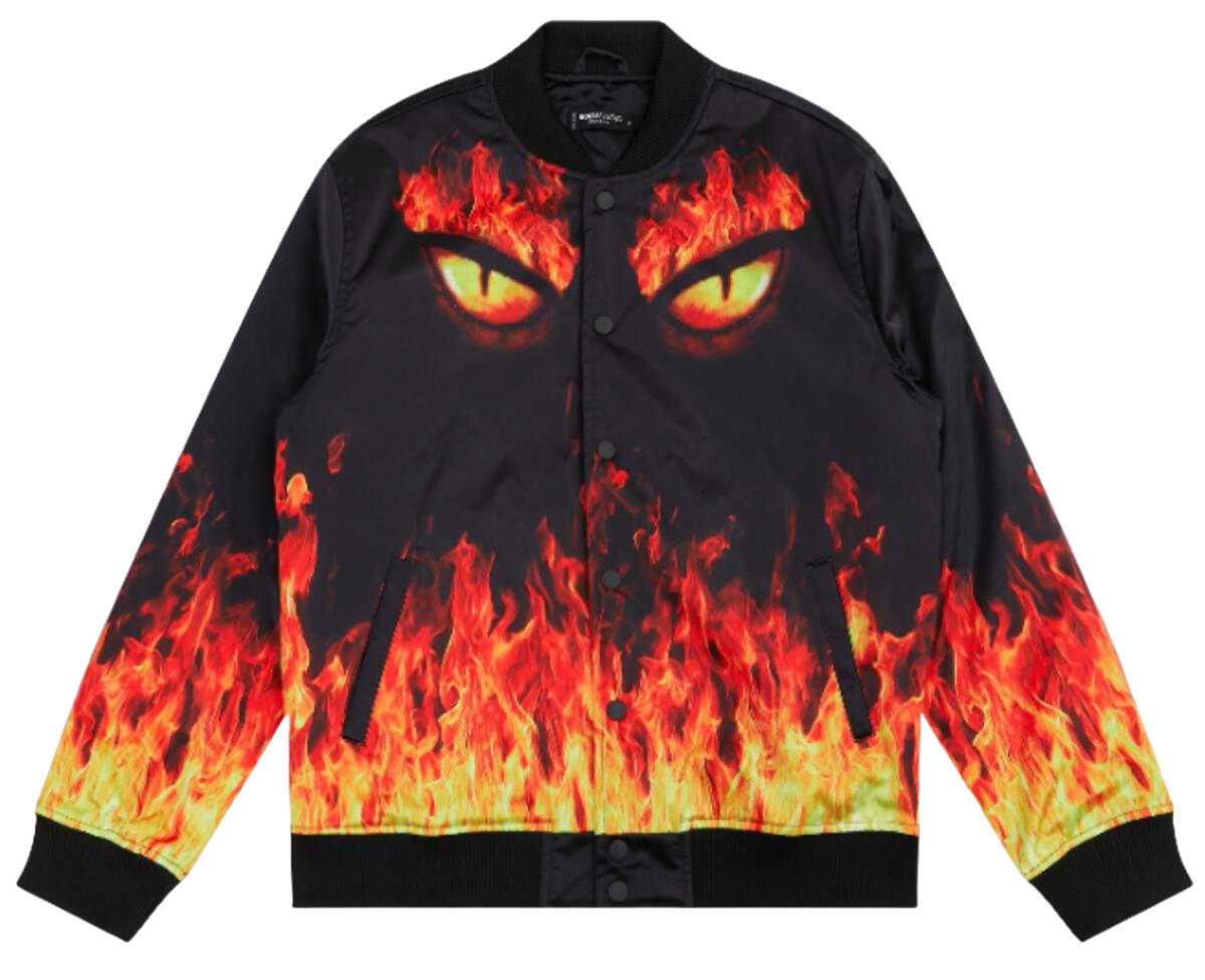 ROKU STUDIO GLOBAL WARMING SATIN JACKET