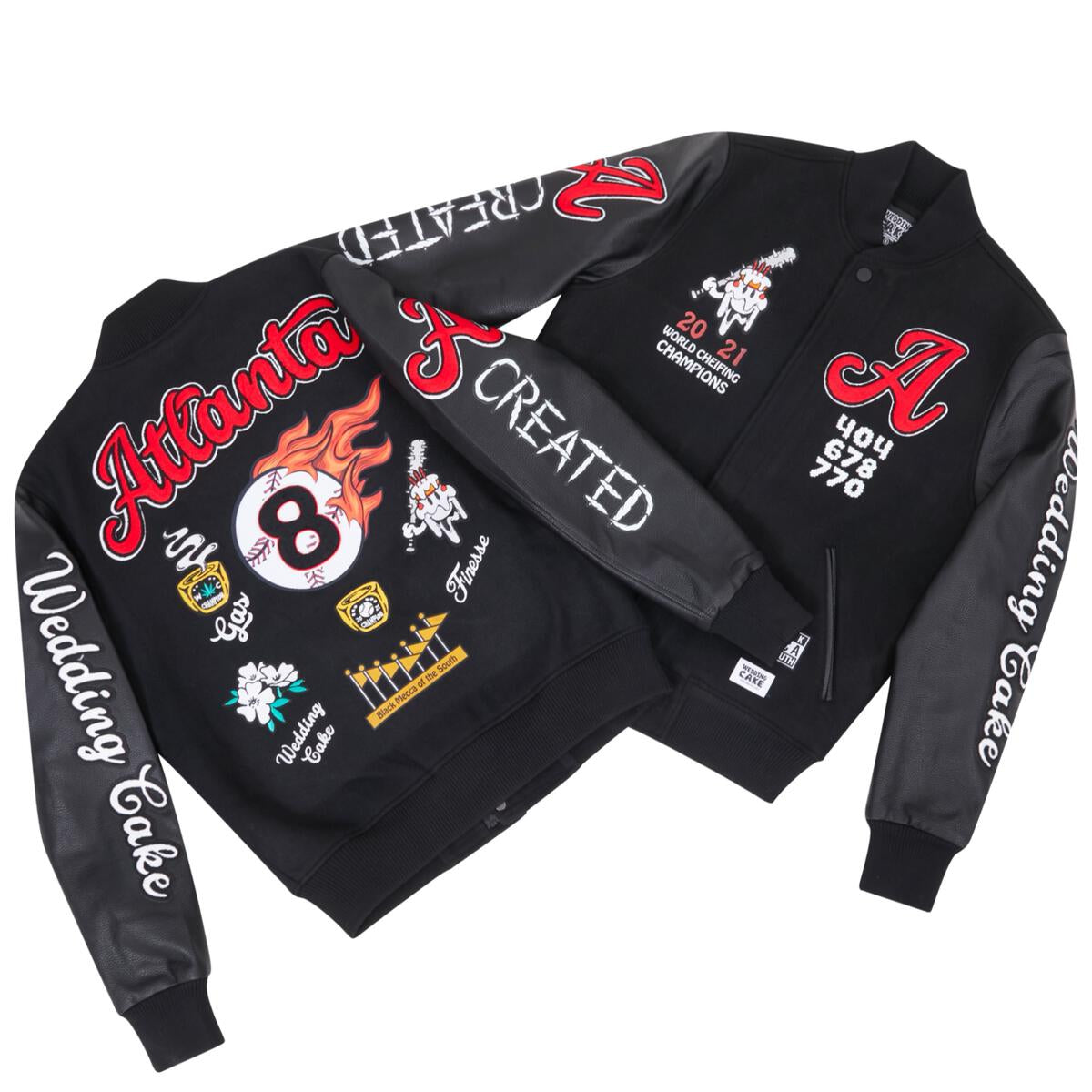 WEDDING CAKE ATLANTA VARSITY JACKET