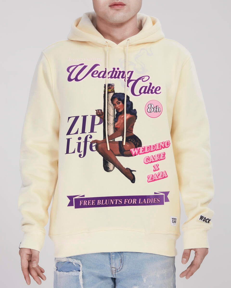 WEDDING CAKE ZIP LIFE HOODIE