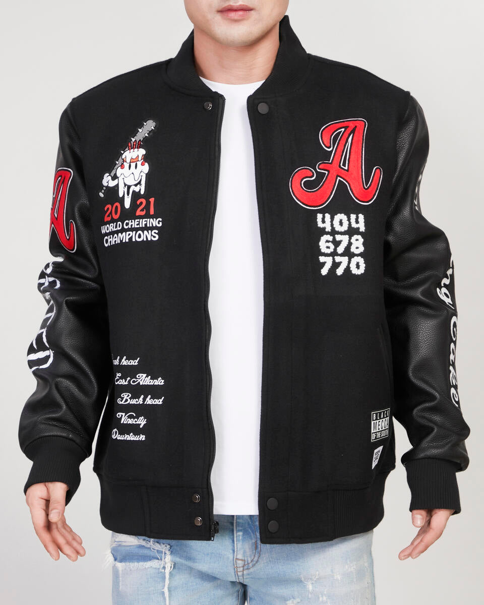 WEDDING CAKE ATLANTA VARSITY JACKET