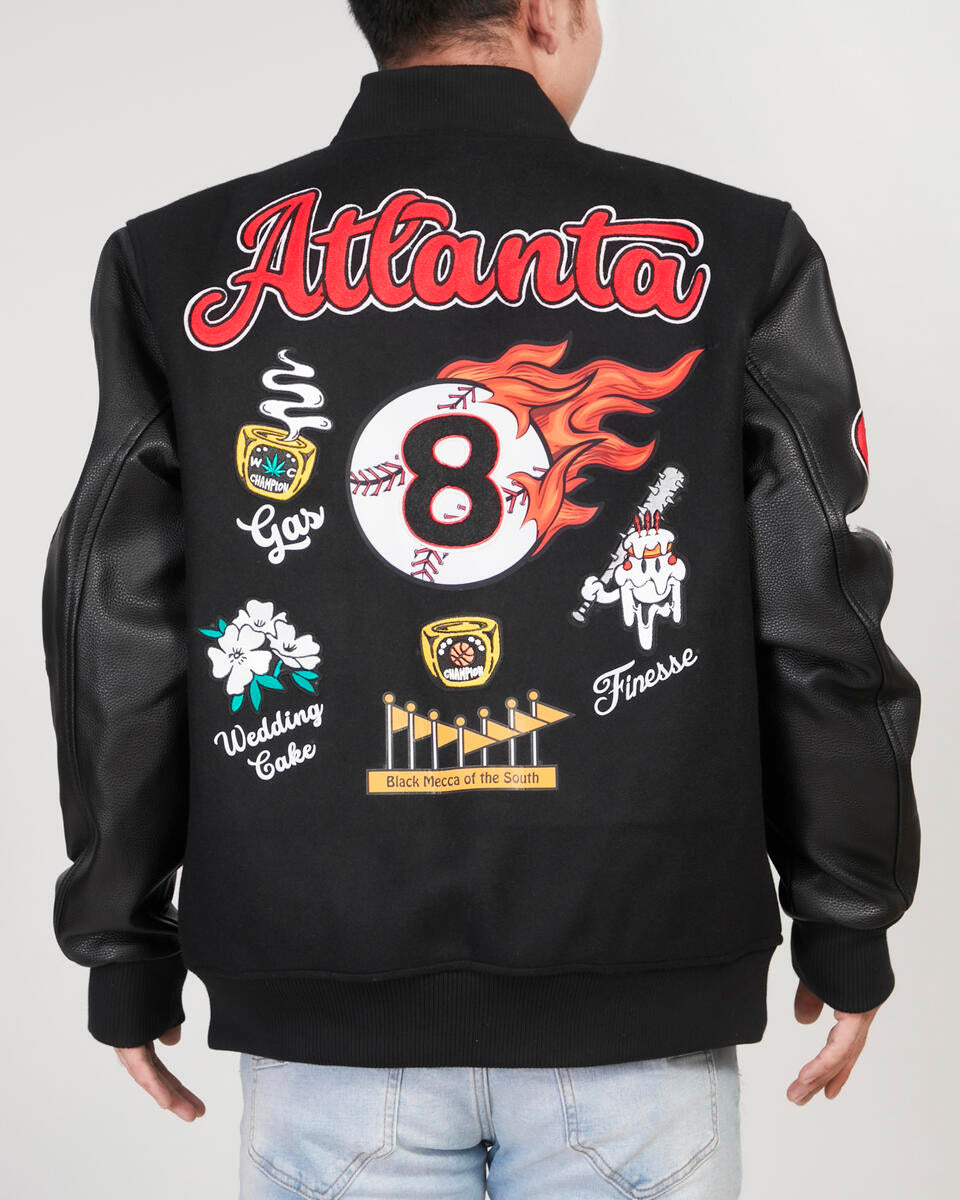 WEDDING CAKE ATLANTA VARSITY JACKET