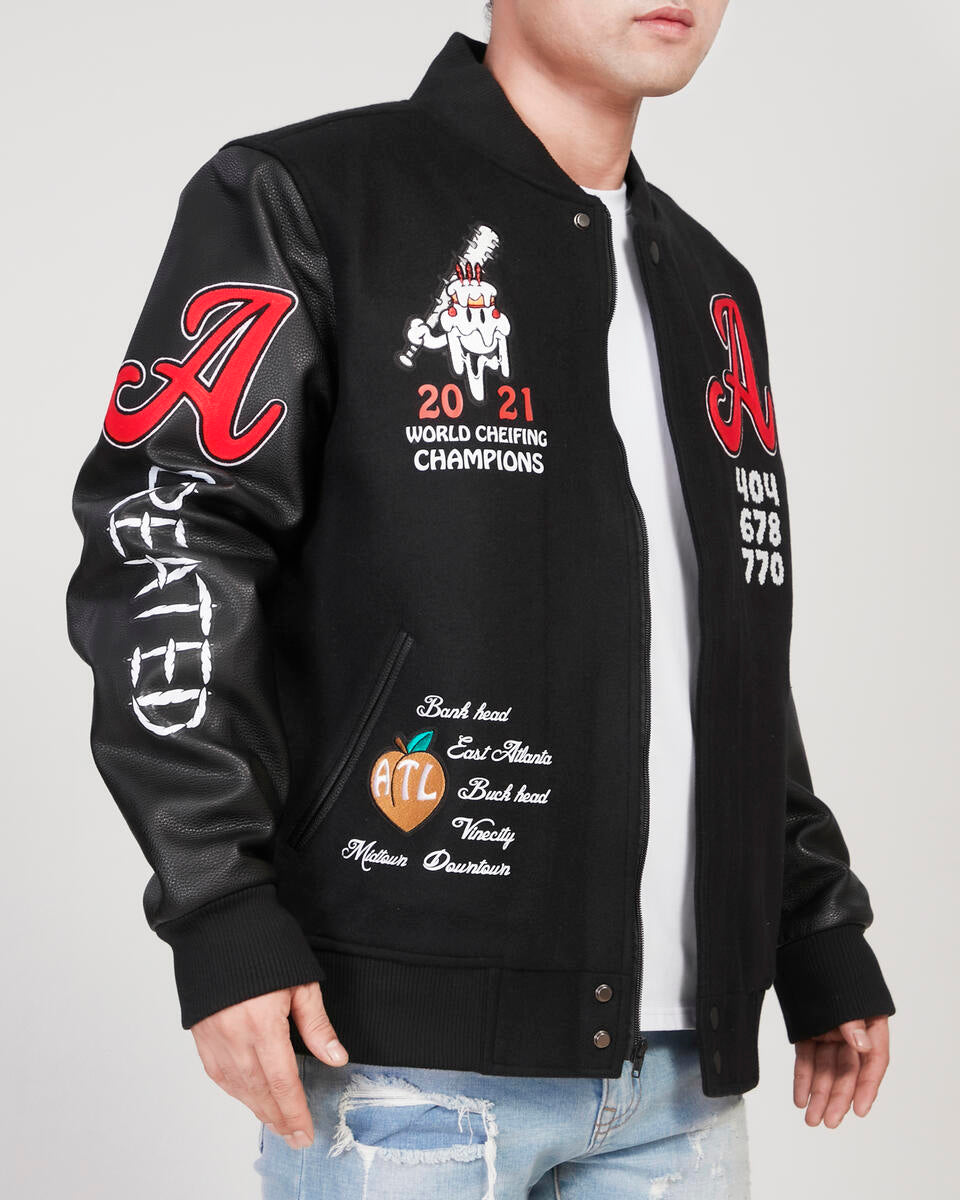 WEDDING CAKE ATLANTA VARSITY JACKET