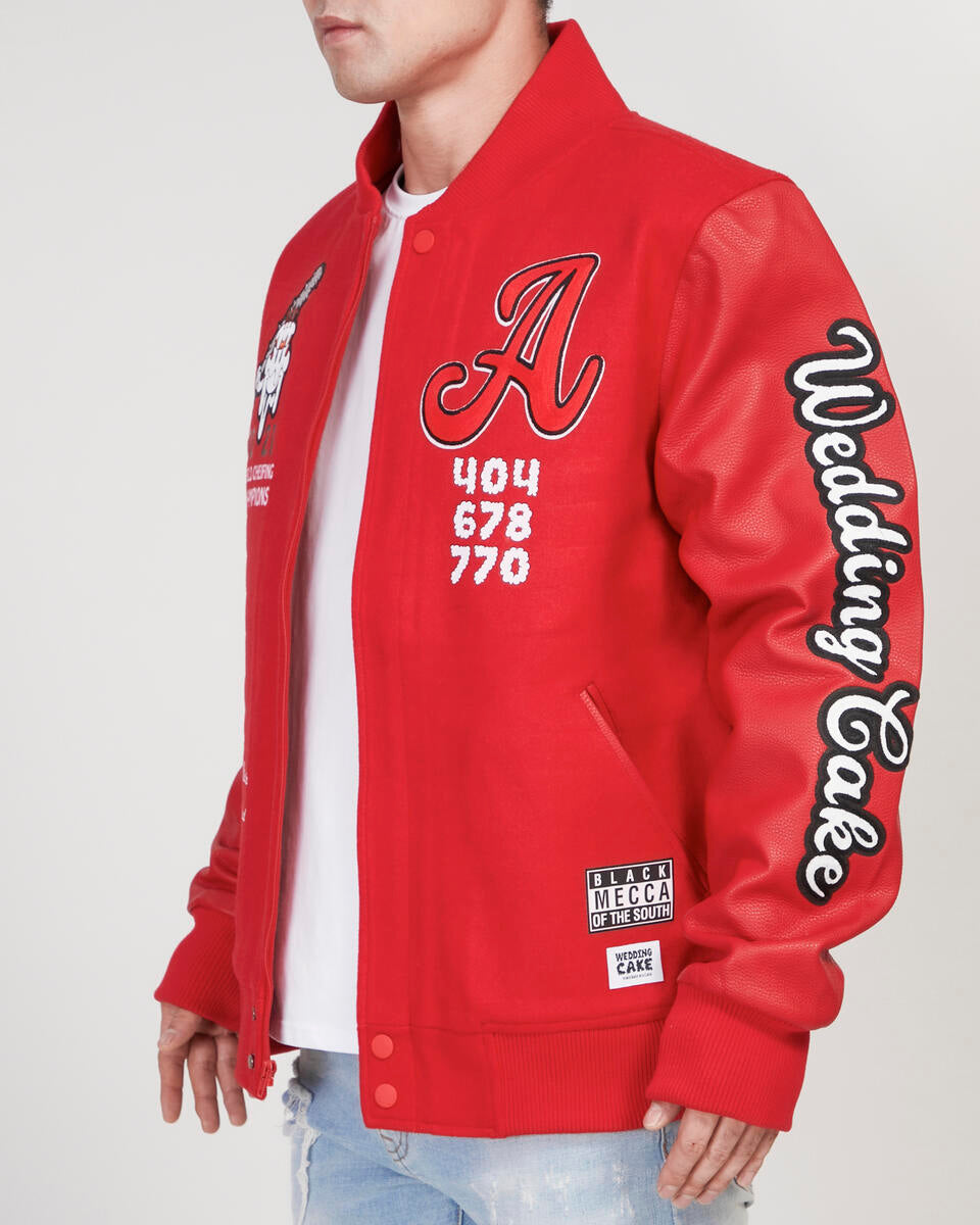 WEDDING CAKE ATLANTA VARSITY JACKET