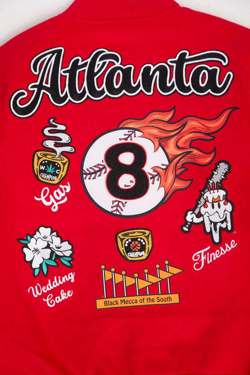 WEDDING CAKE ATLANTA VARSITY JACKET