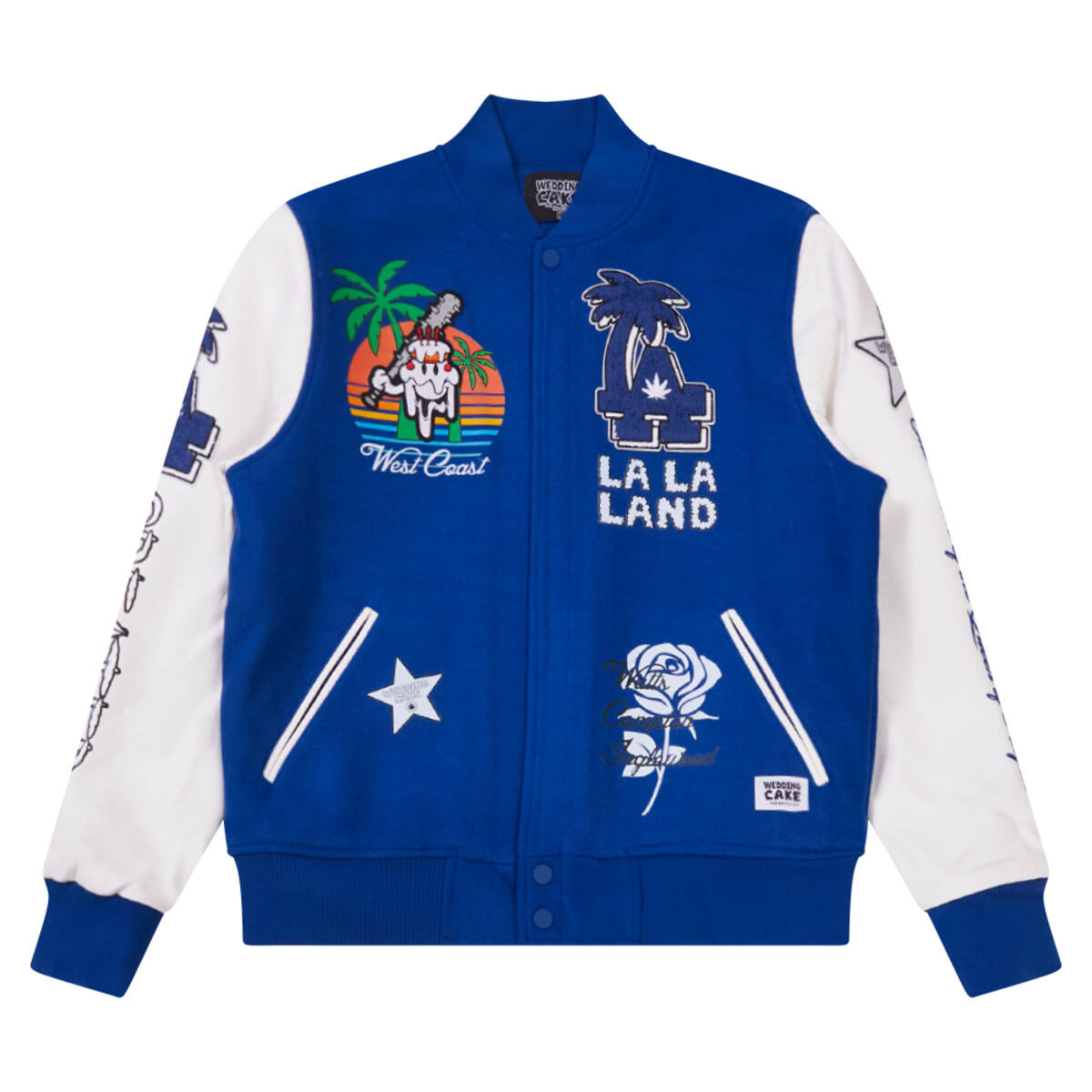 WEDDING CAKE HOLLYHOOD VARSITY JACKET