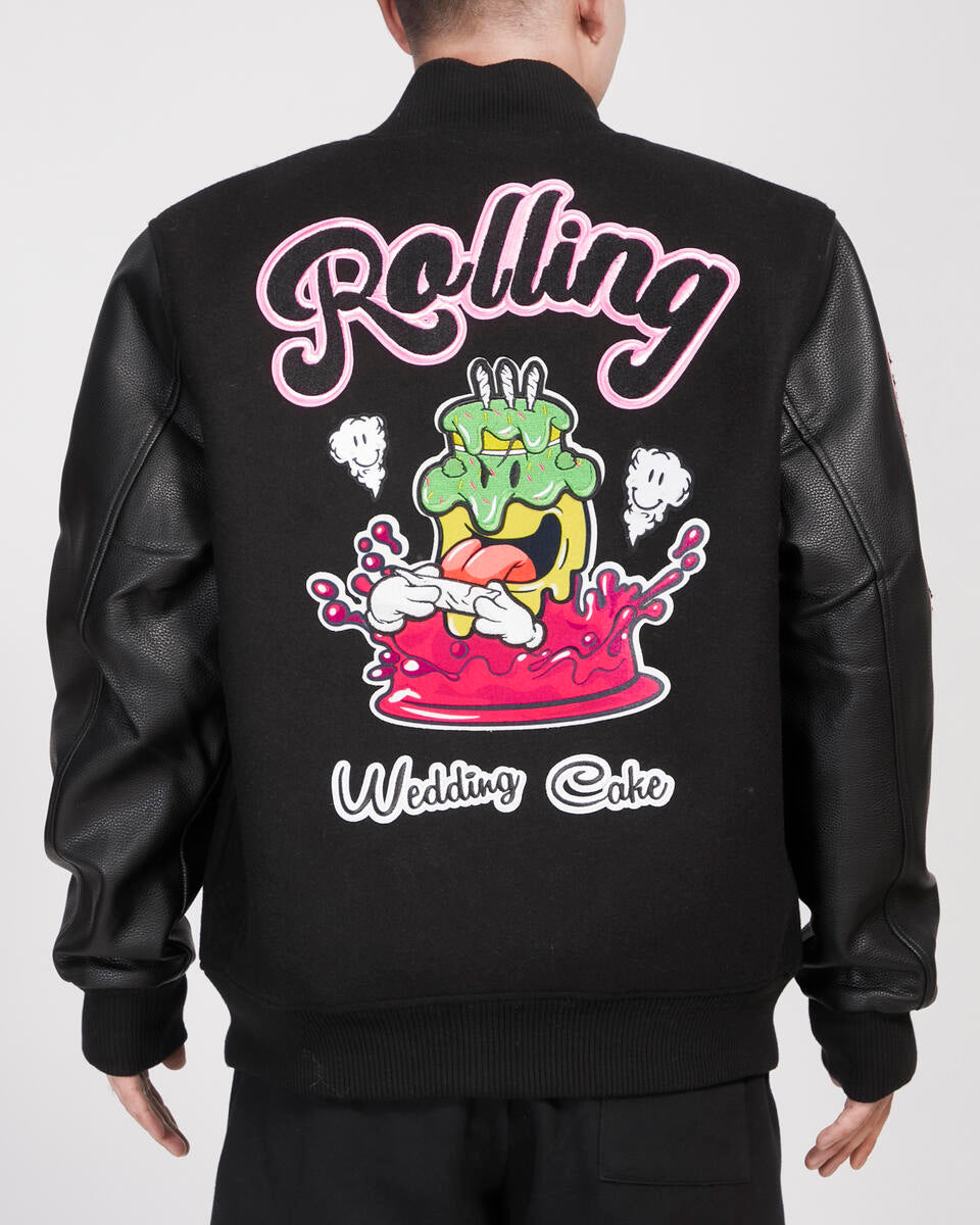 WEDDING CAKE ROLLING VARSITY JACKET