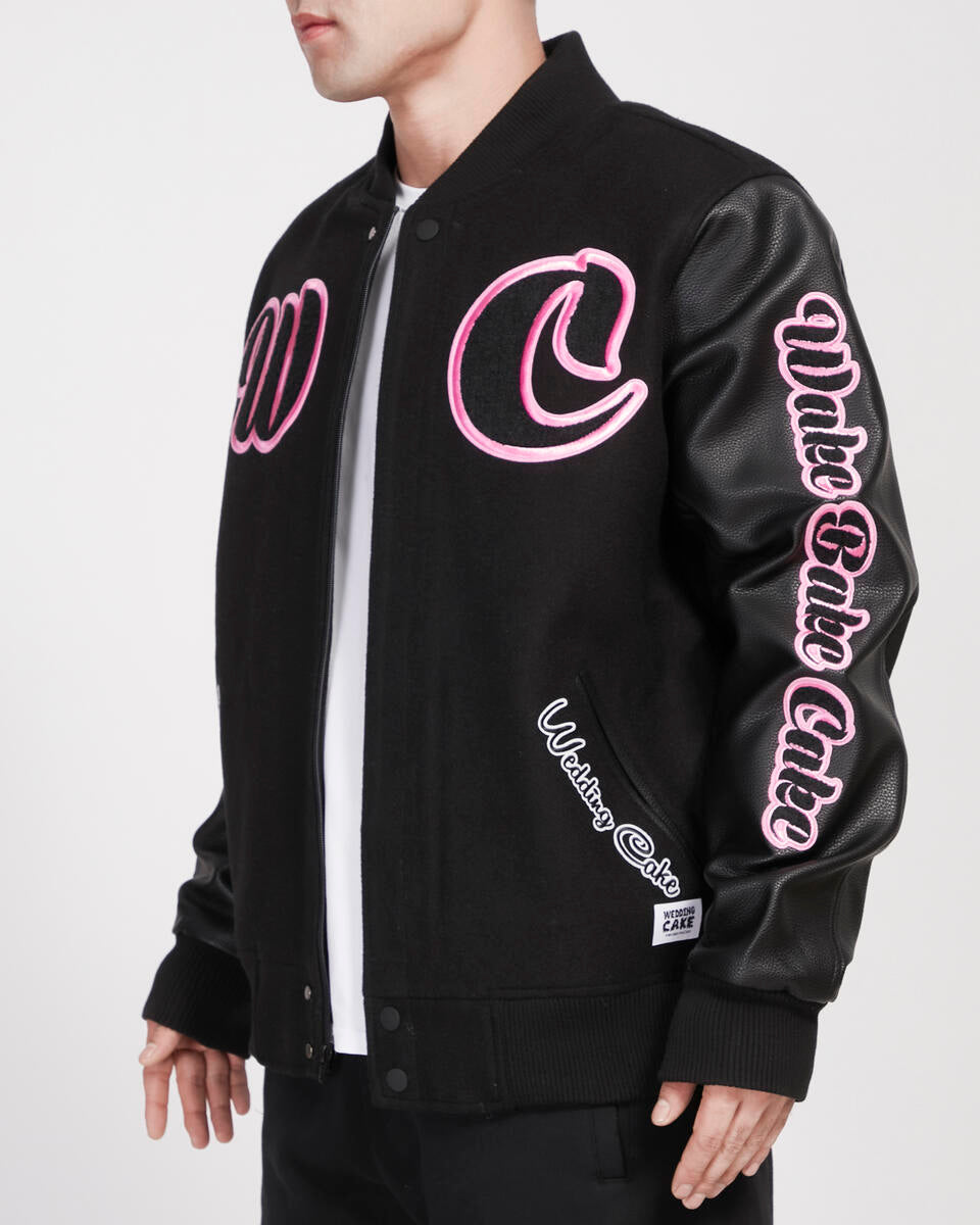 WEDDING CAKE ROLLING VARSITY JACKET