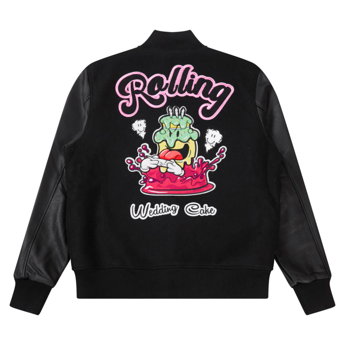 WEDDING CAKE ROLLING VARSITY JACKET