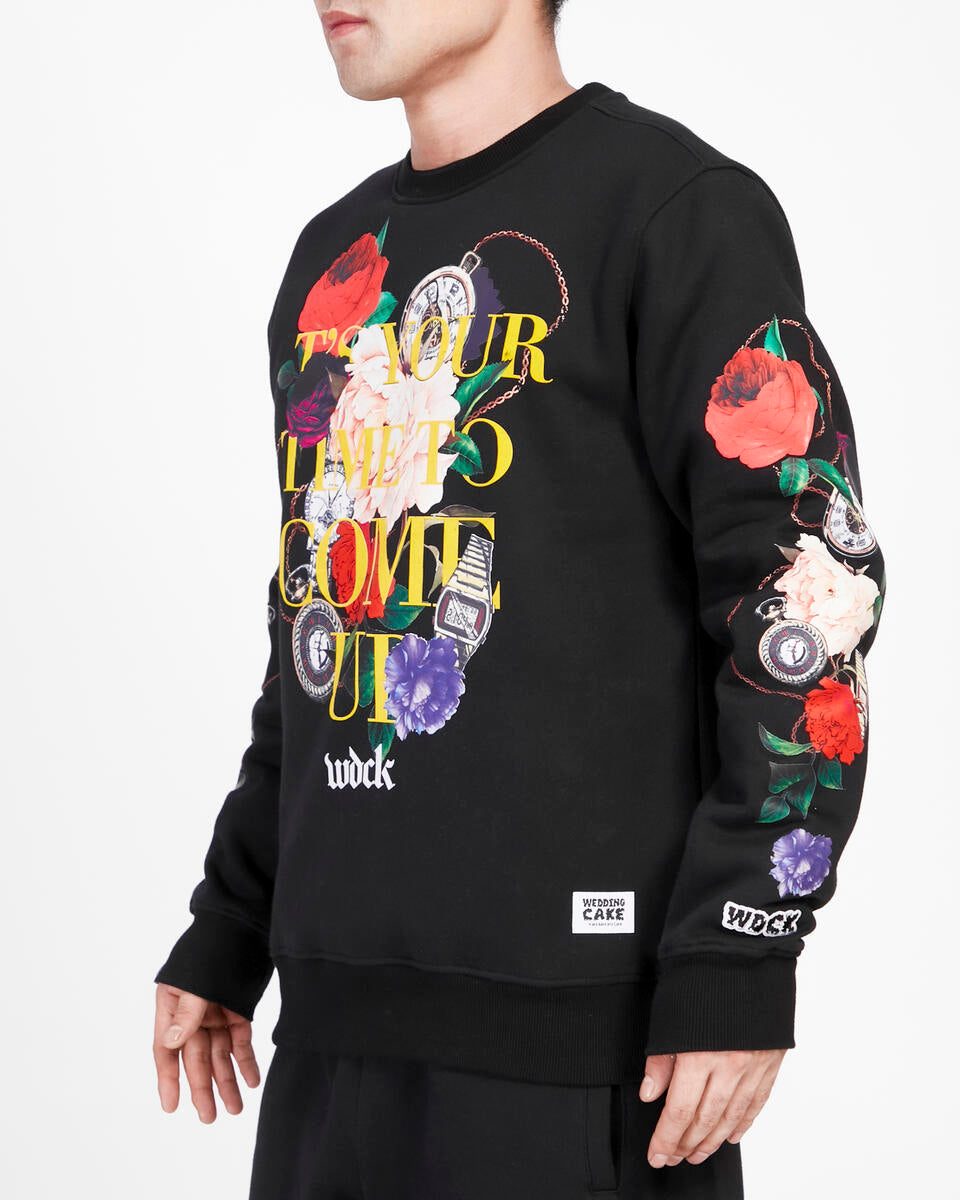 WEDDING CAKE COME UP CREWNECK