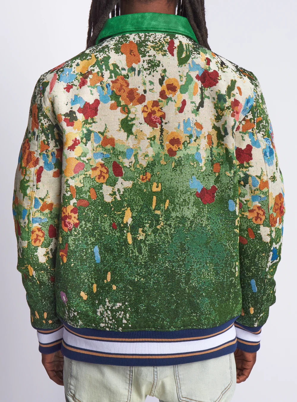 MAJESTIK USA MOON HEAVYWEIGHT JACQUARD JACKET