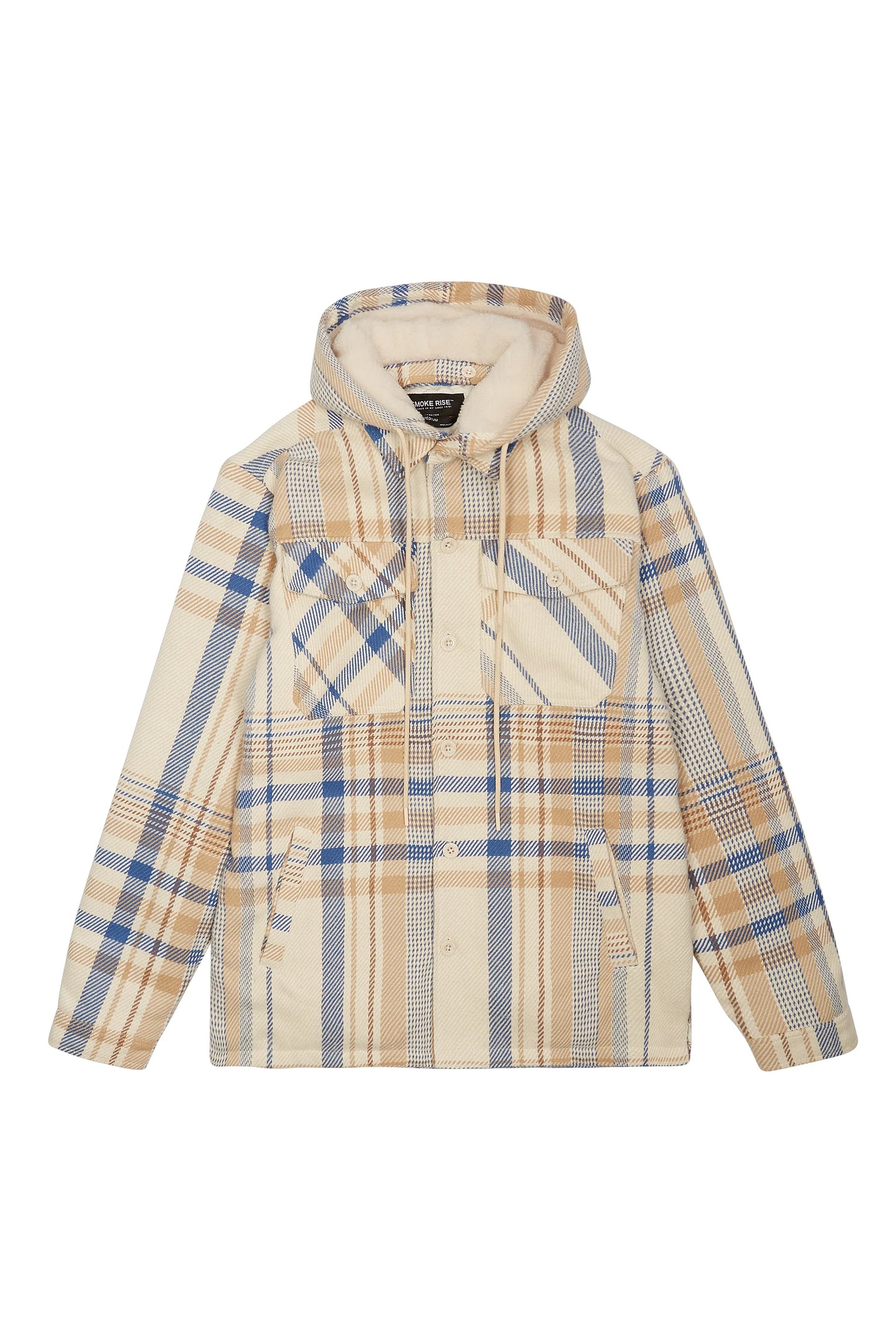 SMOKE RISE PLAID FLANNEL SHACKET