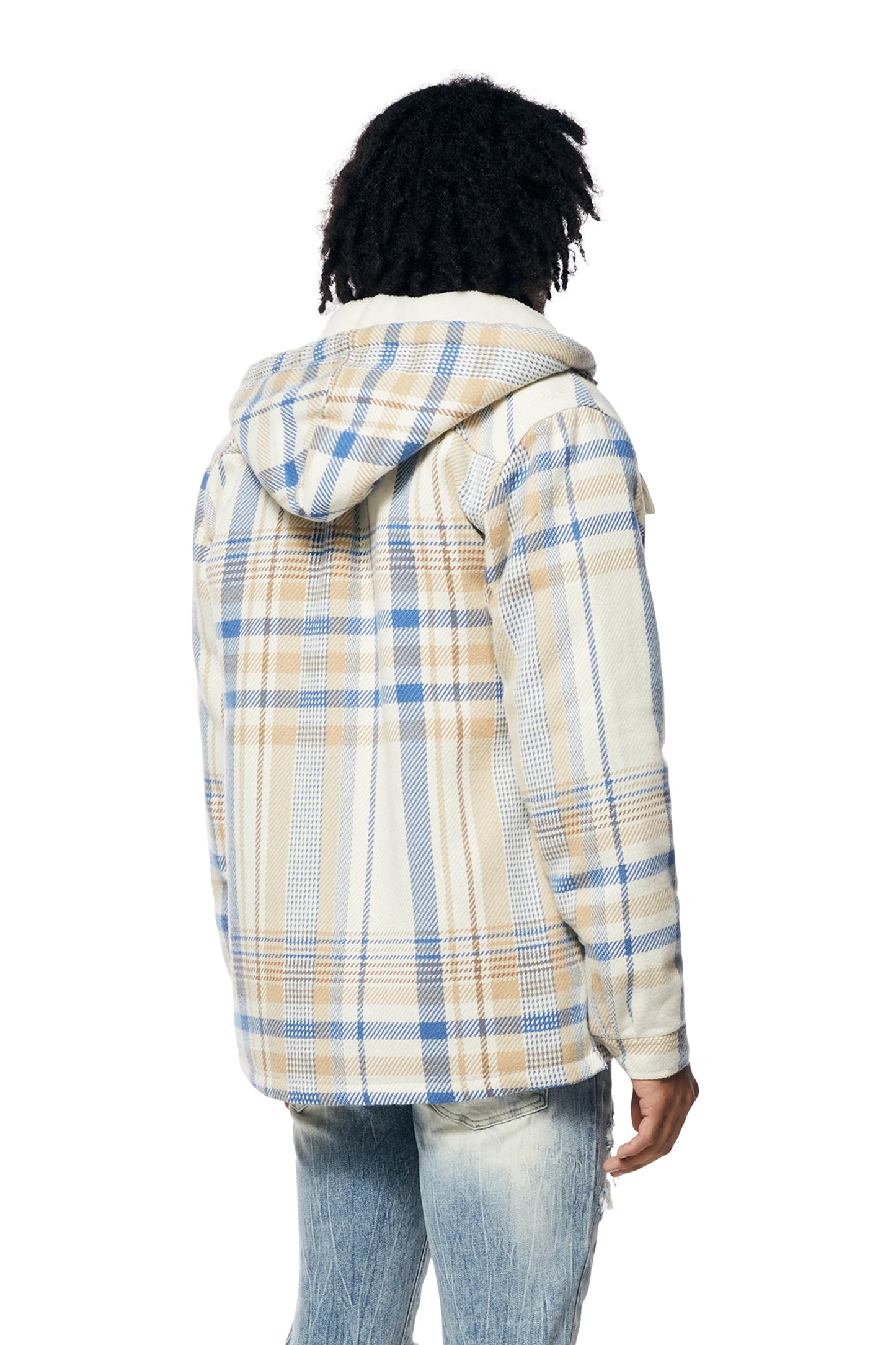 SMOKE RISE PLAID FLANNEL SHACKET