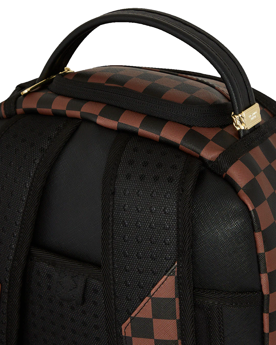 SPRAYGROUND RICHIE RICH PAINT THE SHARK GOLD BACKPACK