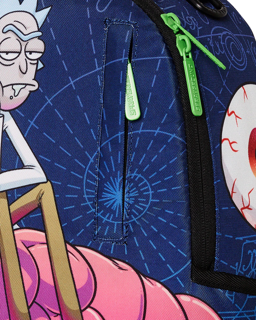 SPRAYGROUND RICK AND MORTY BRAIN SHARK DLXR BACKPACK