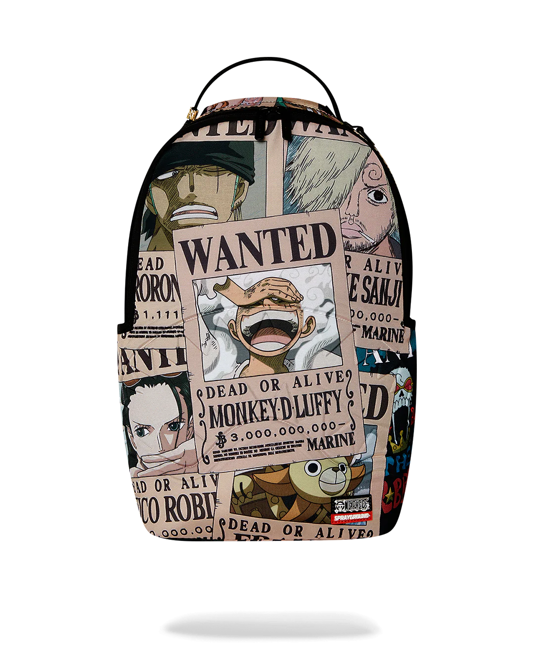 SPRAYGROUND ONE PIECE WANTED SHARK POSTERS BACKPACK