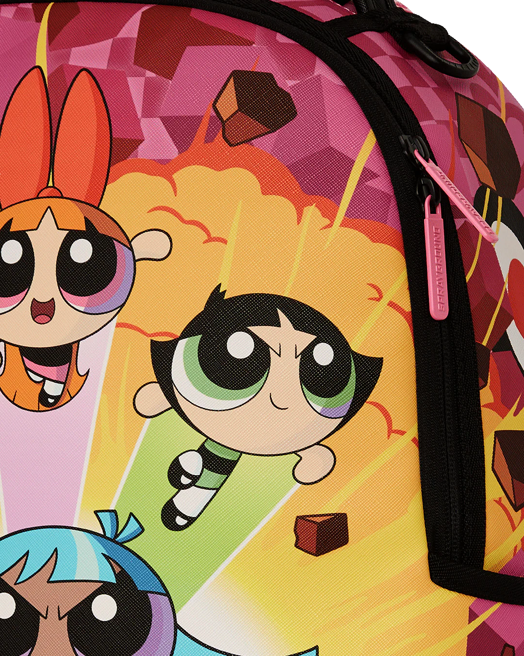 SPRAYGROUND POWERPUFF BUSTIN THRU DLXSV BACKPACK
