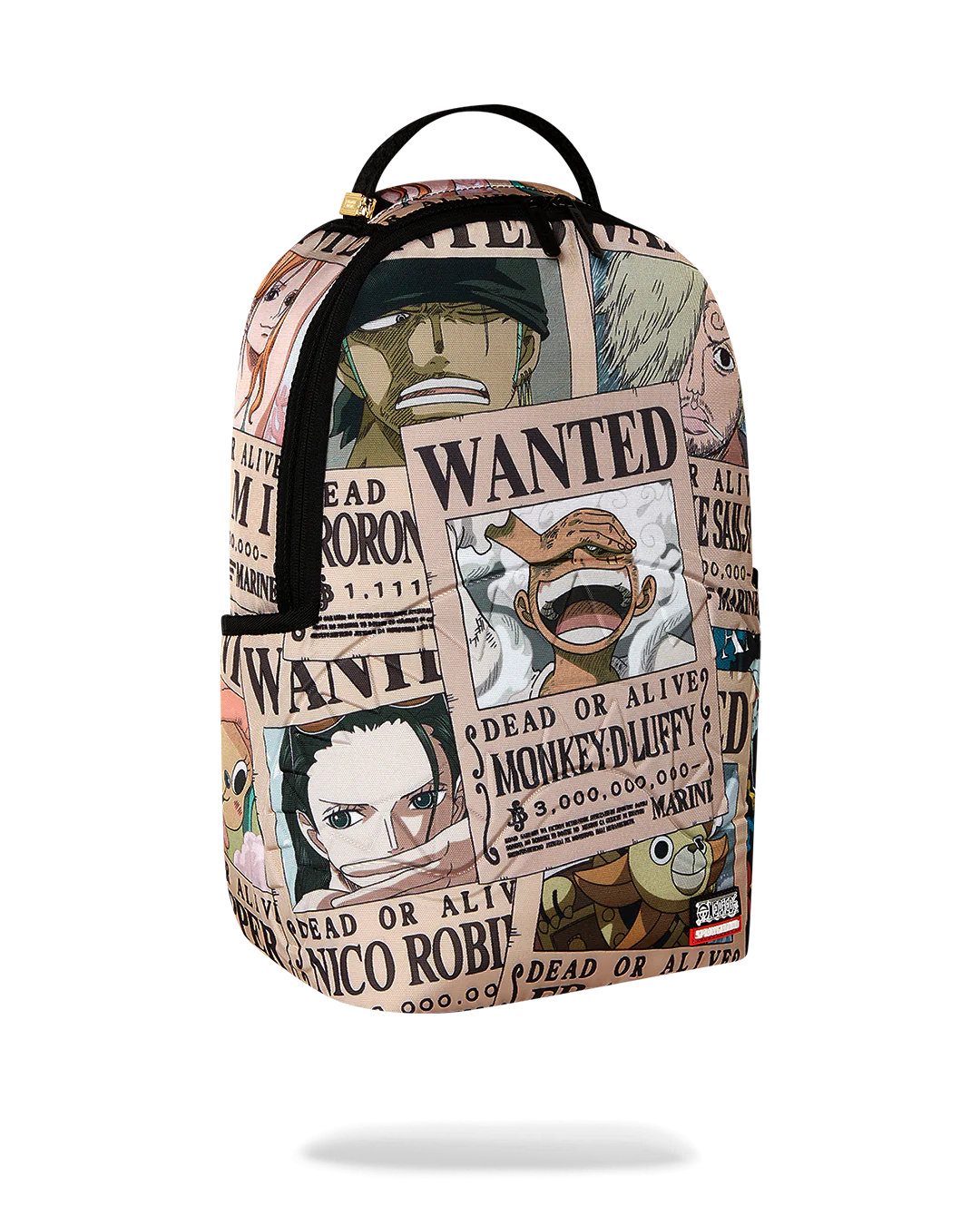 SPRAYGROUND ONE PIECE WANTED SHARK POSTERS BACKPACK