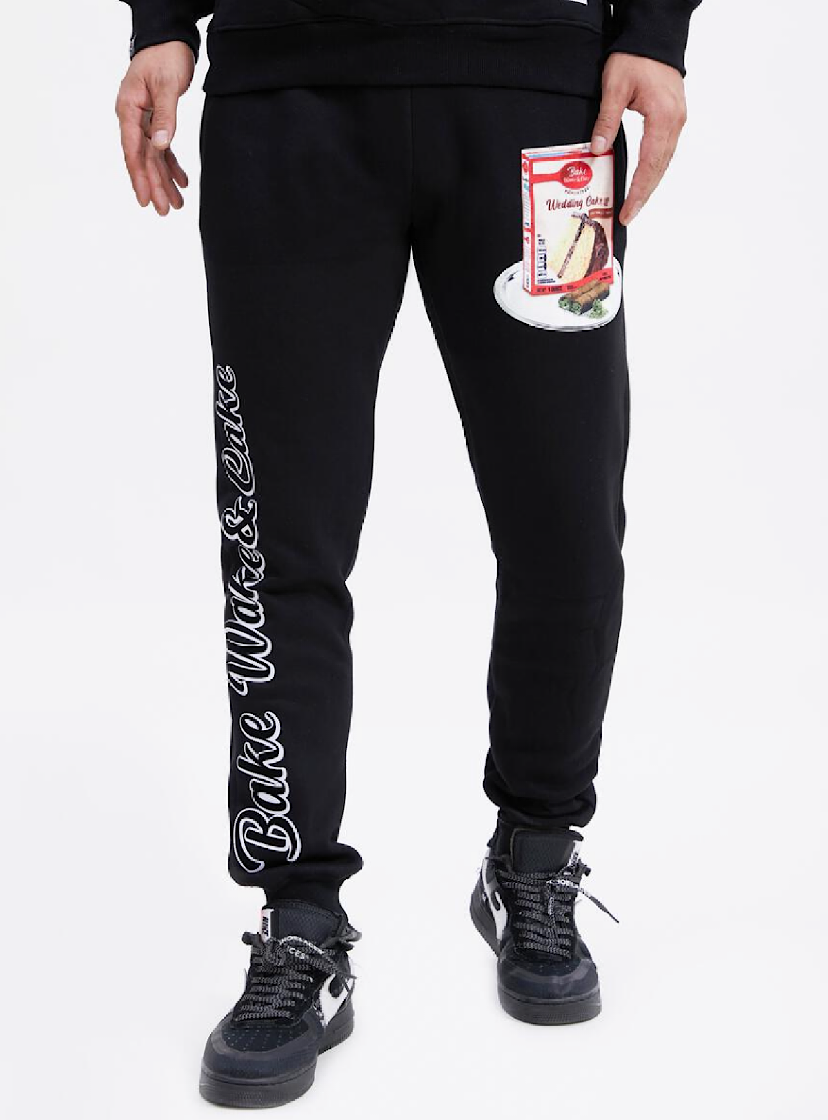 WEDDING CAKE BAKE WAKE & CAKE SWEATPANTS