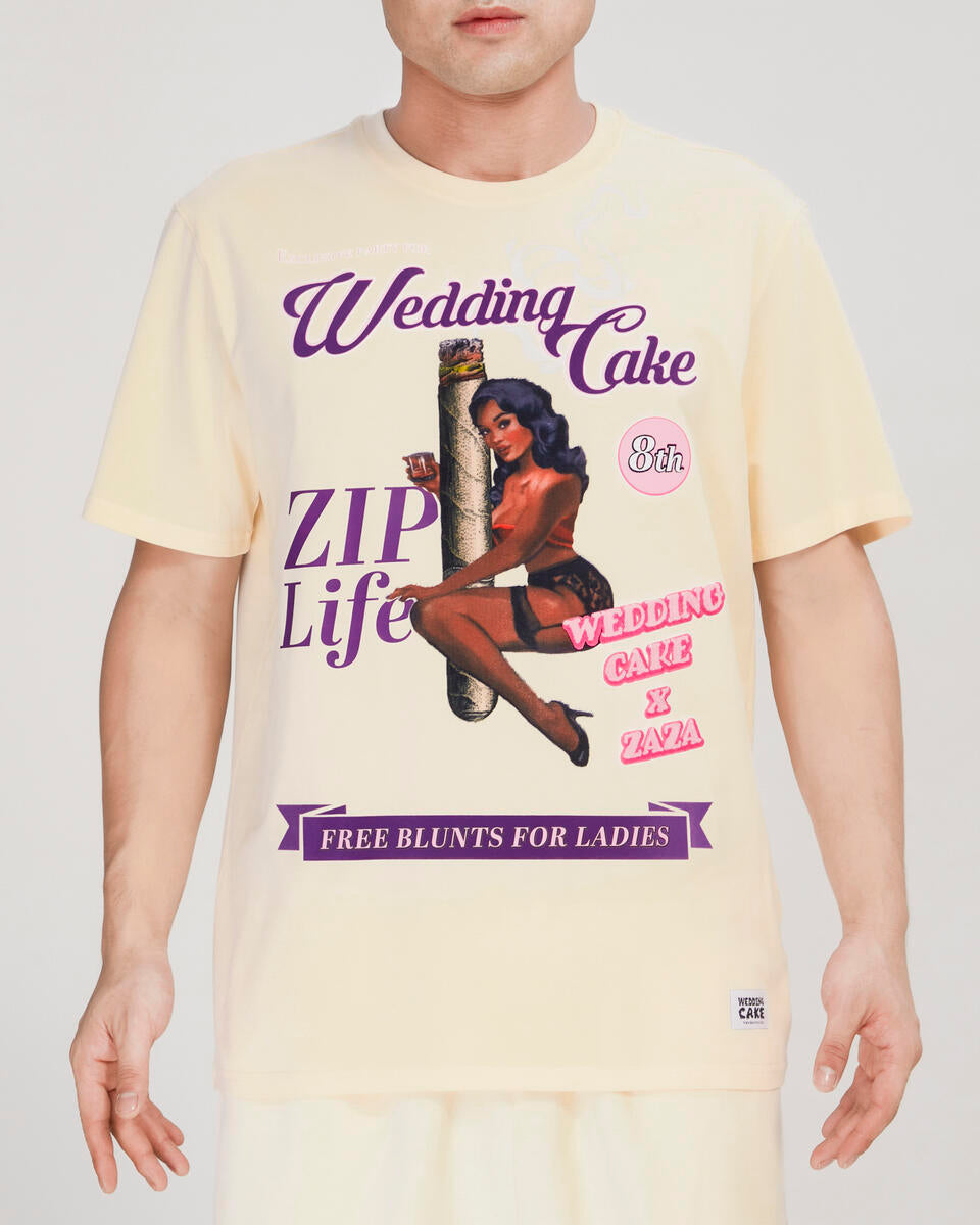 WEDDING CAKE ZIP LIFE T-SHIRT