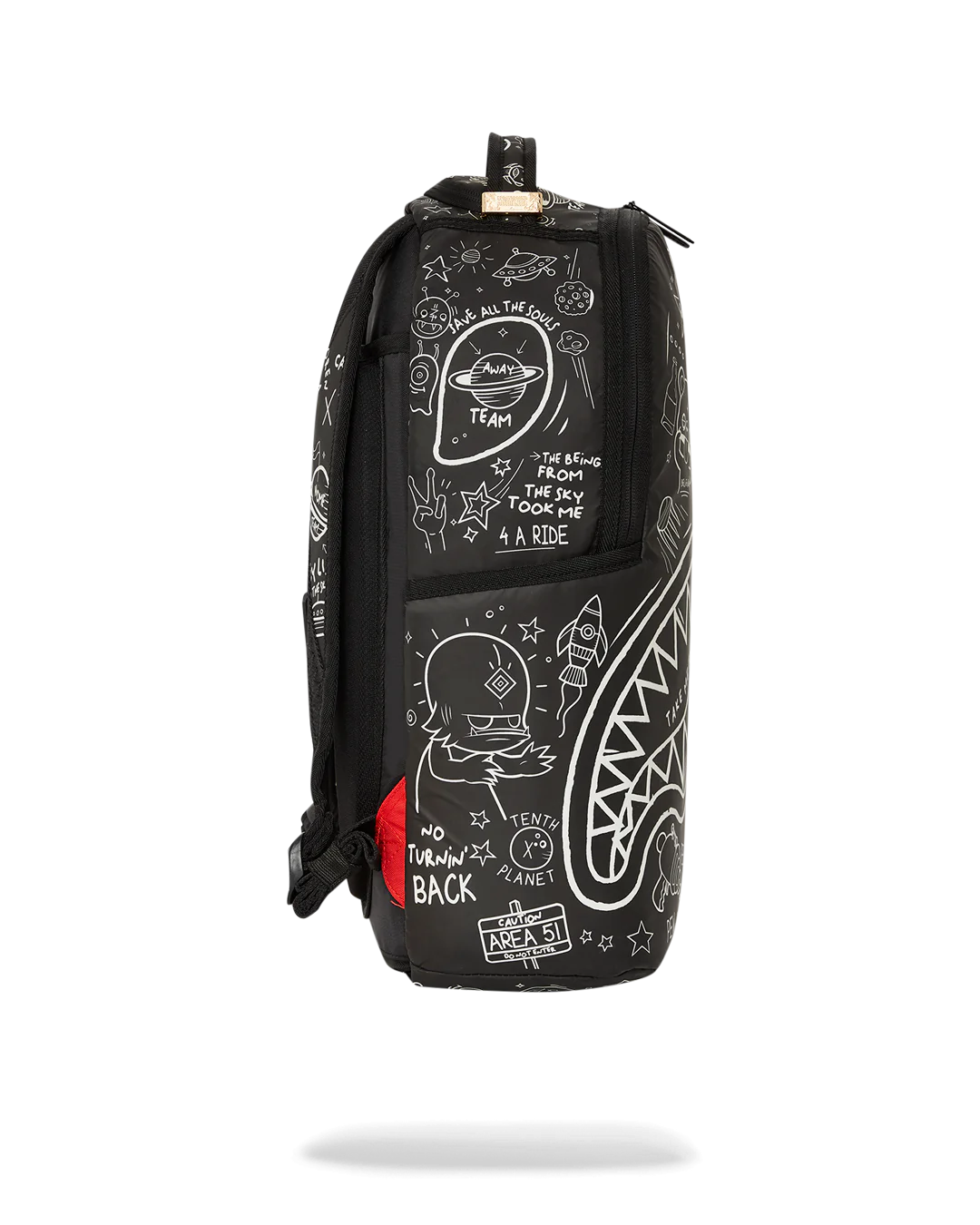 SPRAYGROUND GLOW THE SPACE BACKPACK (GLOW IN THE DARK EFFECT)