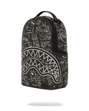 SPRAYGROUND GLOW THE SPACE BACKPACK (GLOW IN THE DARK EFFECT)
