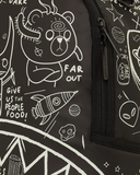SPRAYGROUND GLOW THE SPACE BACKPACK (GLOW IN THE DARK EFFECT)