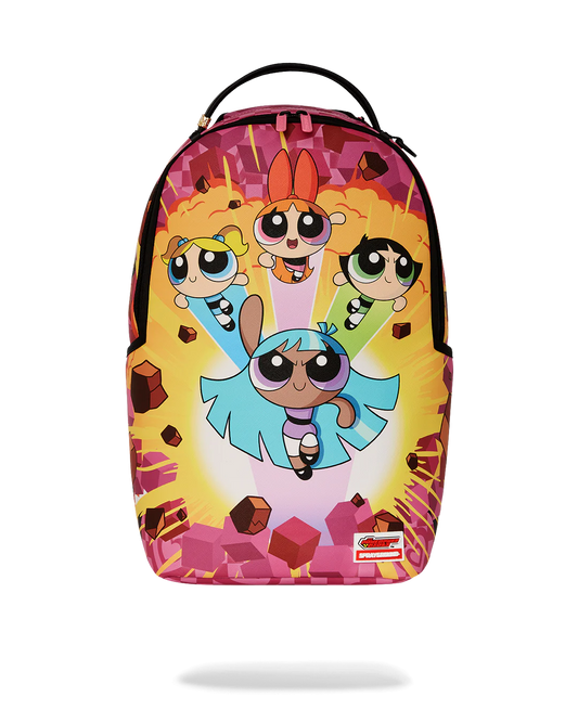 SPRAYGROUND POWERPUFF BUSTIN THRU DLXSV BACKPACK