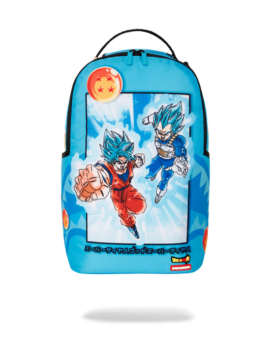 SPRAYGROUND DRAGON BALL Z SUPER SAIYAN BLUE GOKU AND VEGETA