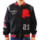 REBEL SHERPA VARSITY JACKET