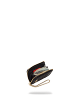 SPRAYGROUND NOIR QUILT GOLD CHAIN SHARK WALLET